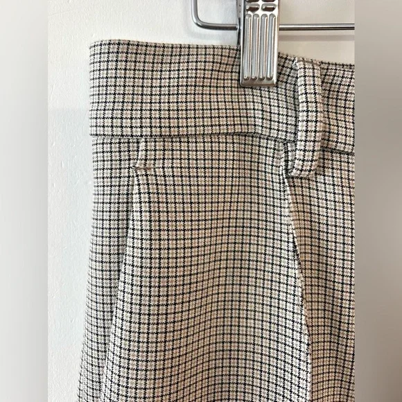MAISON MARGIELA MM6 Micro Plaid Straight Cut Trousers | Size 46 | Made in Italy - Picture 6 of 12